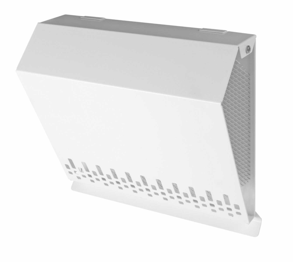 Czerpnia ścienna metalowa Aventa VCSM250 biała